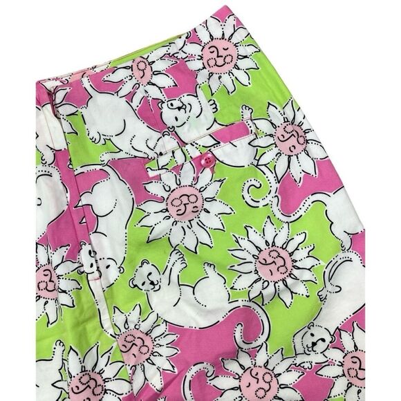 Vintage Lilly Pulitzer French fried lion cat mini skirt - Picture 4 of 5